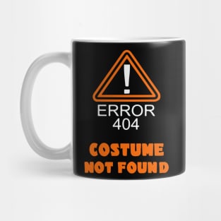 404 Error Costume Not Found Mug